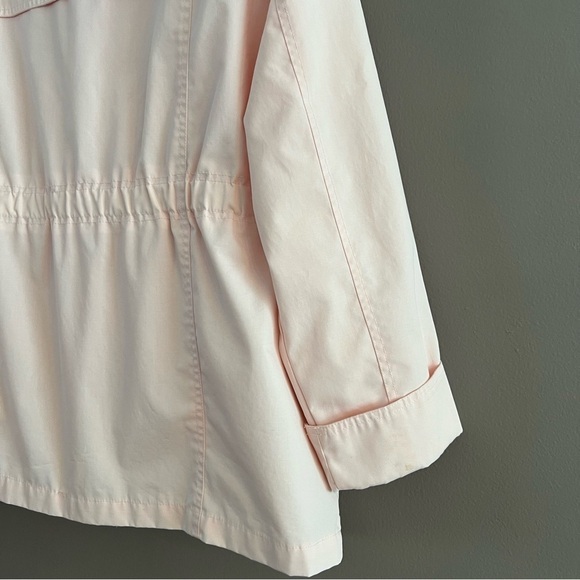 MACKINTOSH New England Rain Windbreaker Nautical Coat Jacket Pink Petit XL - Picture 9 of 16